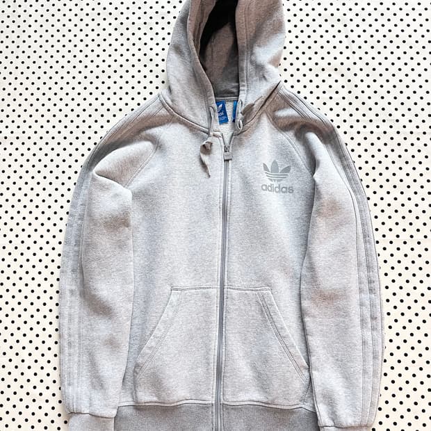아디다스 오리지널스 파이어버드 후드집업 그레이 