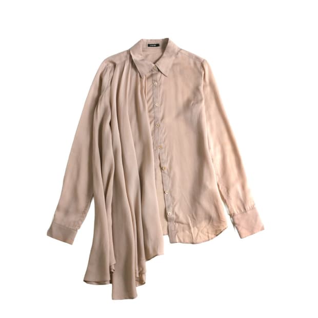 Le Ciel Blue Frill Shirt