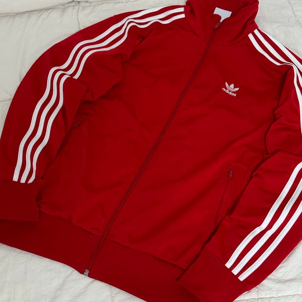 아디다스 파이어버드 져지 레드 라지