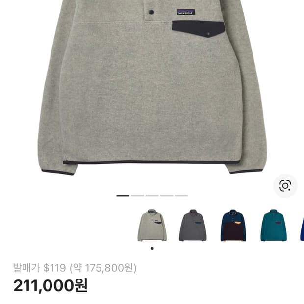 파타고니아 신칠라 플리스 m