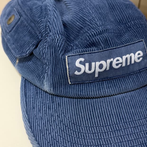 슈프림 코듀로이 캡