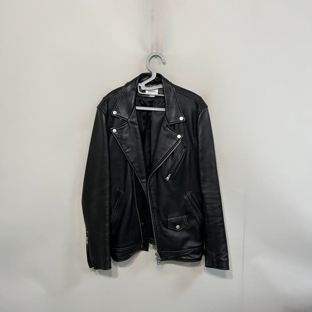 커버낫 남성 양가죽 라이더 자켓 M 블랙 상태최상