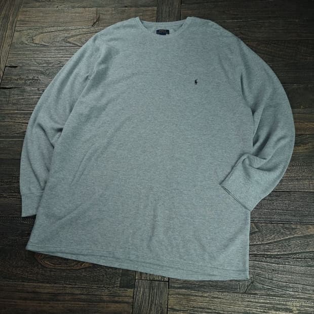 [폴로 랄프로렌] 포니 로고 자수 빅사이즈 롱슬리브 긴팔티 M19000
