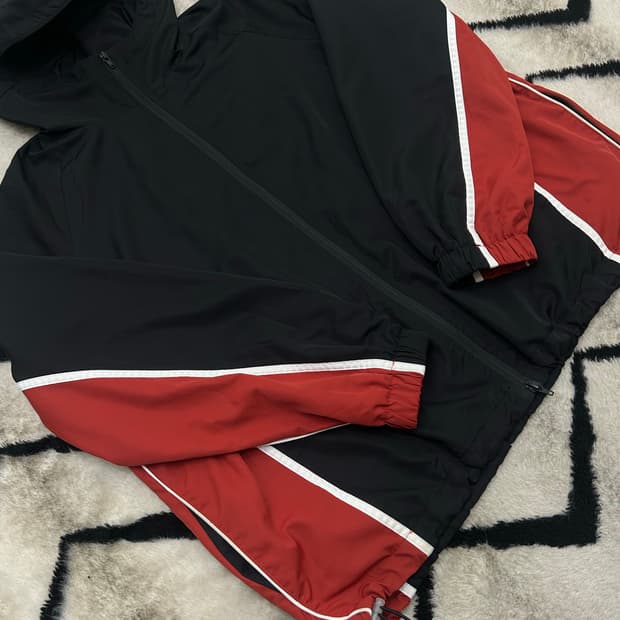 [실측XL]파르티멘토 멀티 콘트라스트 후드 바람막이