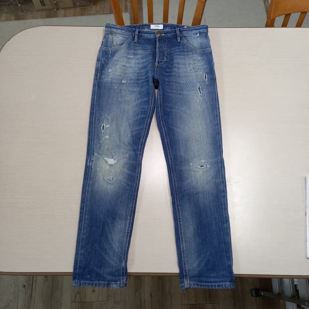 30 PT05 데미지워싱 스판 슬림일자진 30-220