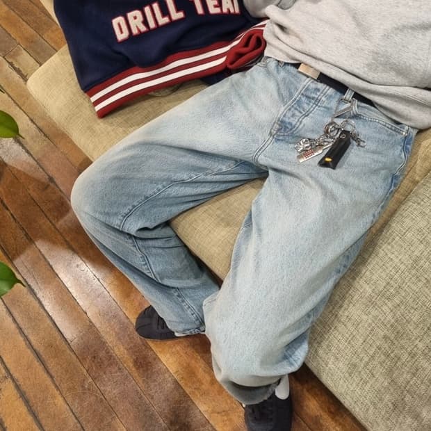 스투시 데님 빅올진 라이트 워시 상품이미지1