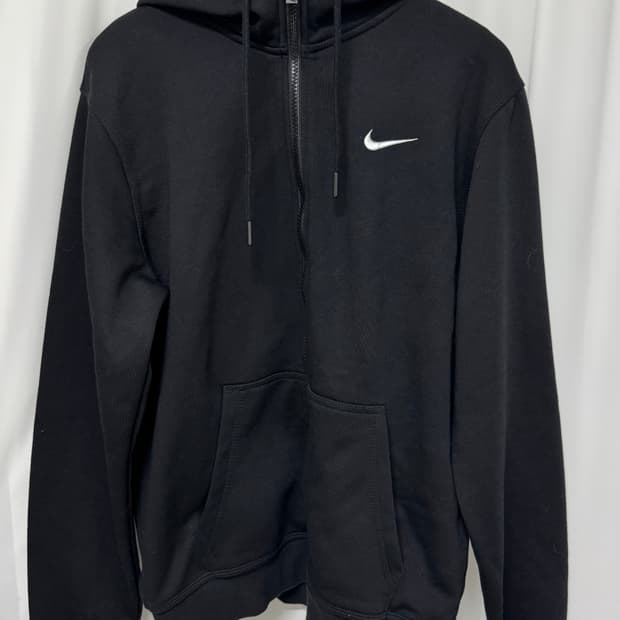 나이키 스우시 기모 후드 집업