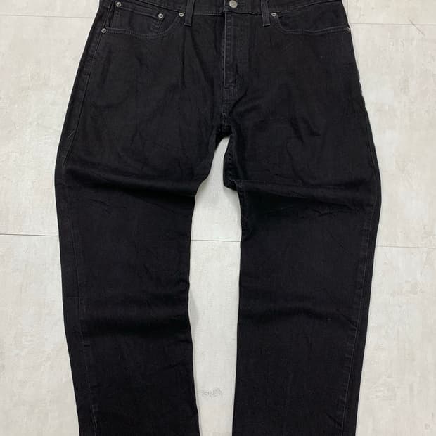 리바이스 502 흑청 데님 팬츠 #570