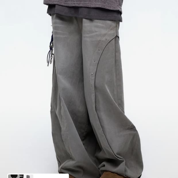 Rssc 커브드 벌룬 데님 1사이즈 