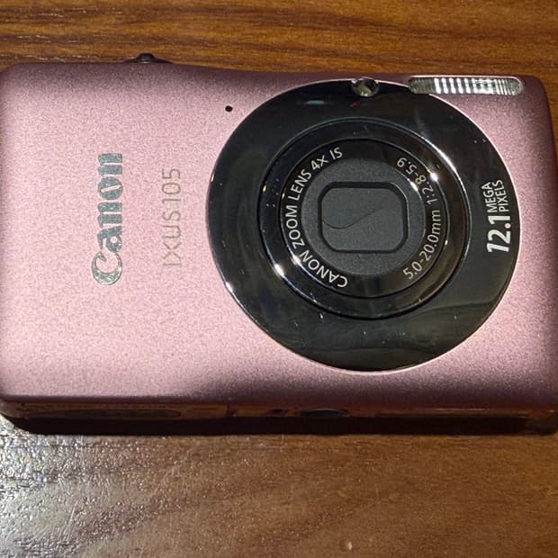 캐논 ixus 105 핑크 (작례 o)