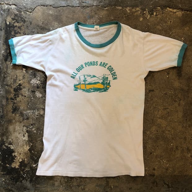 70s~90s Ringer T-shirt-L