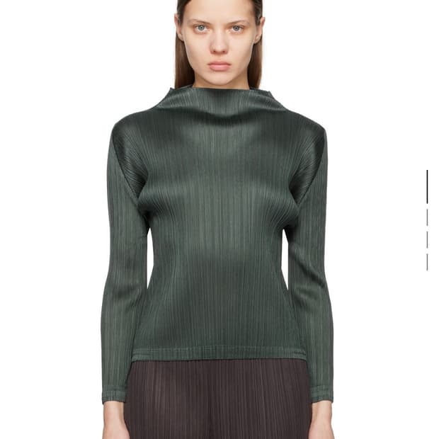 플리츠 플리즈 이세이 미야케 카키 3 사이즈