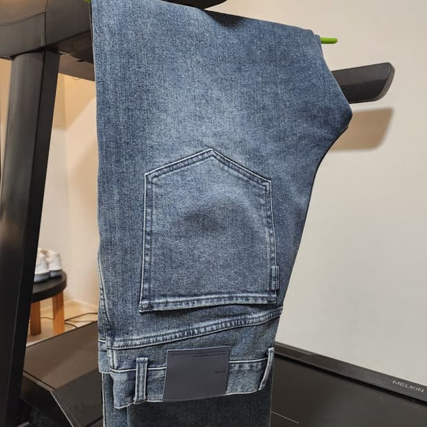 포터리 원워시드 컴포트 데님 딥블루