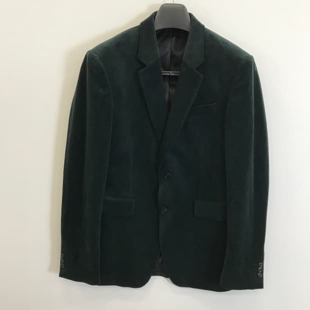 자라 그린 벨벳 블레이저 자켓 [52]