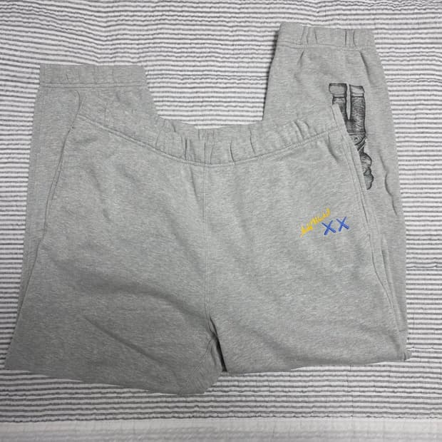 유니클로 x 카우스 x 앤디워홀 스웻팬츠 xl