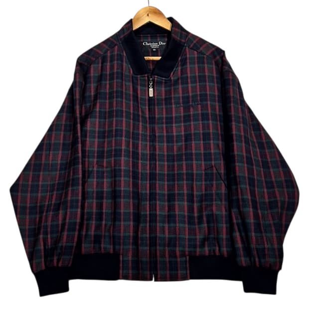크리스찬 디올 체크 자켓