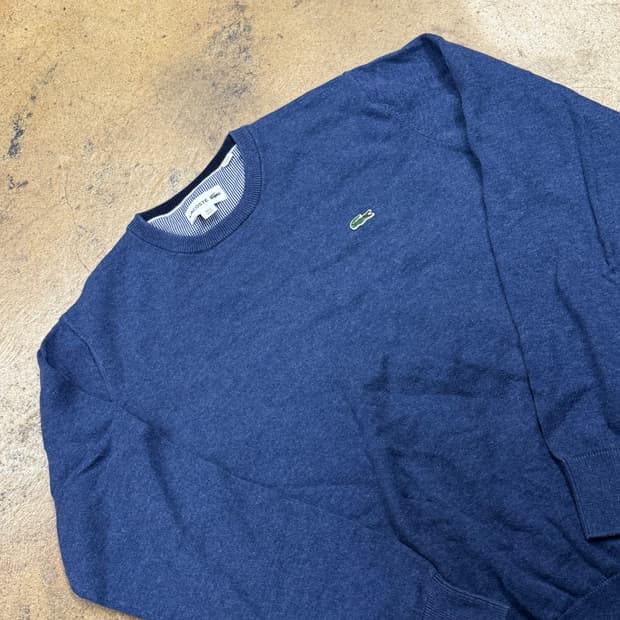 [정품/M] 라코스테 네이비 니트 스웨터 b14