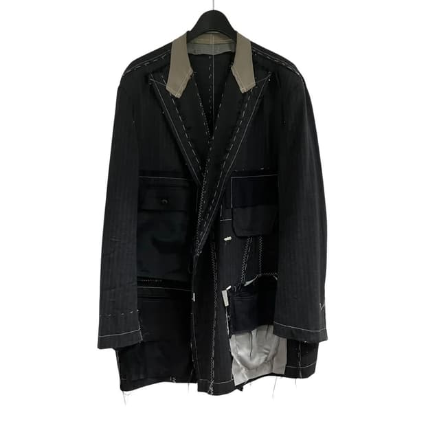 bodysong. 컷오프 스티치 디자인 재킷