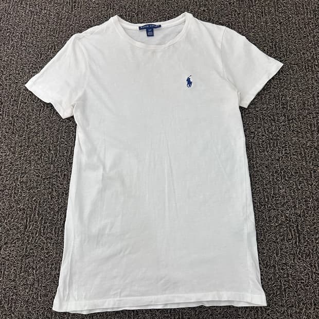 POLO 폴로 랄프로렌 여성 슬림핏 반팔티셔츠 화이트 S