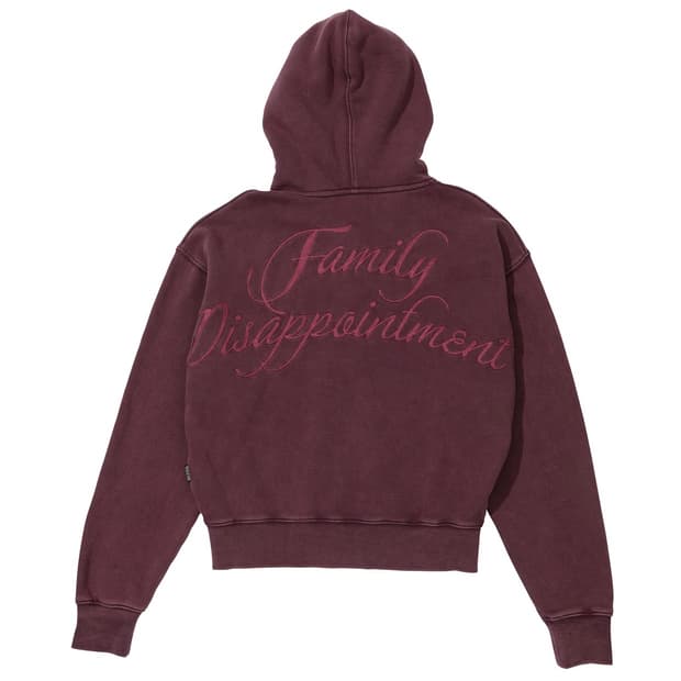 Bad Seed Washed Hoodie Zip-Up Deep Purpl