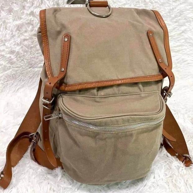 요시다 포터 캔버스 가죽 백팩