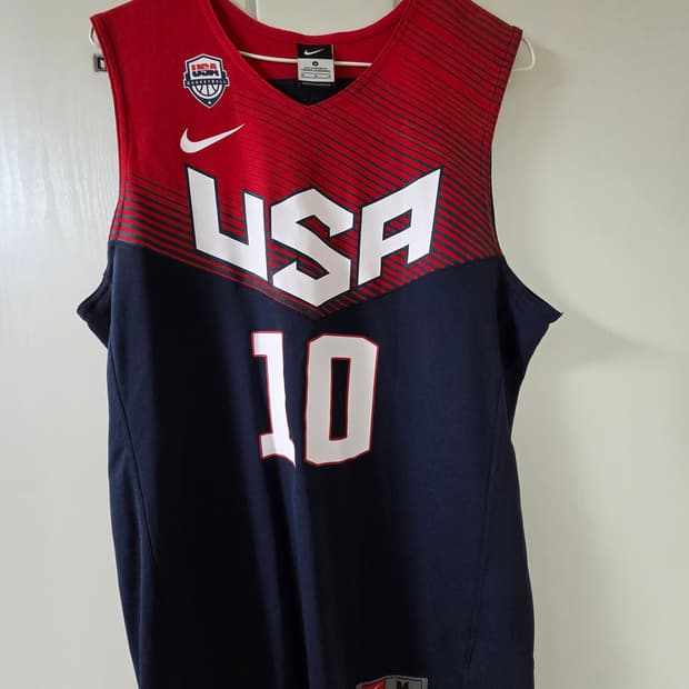 (L) 나이키 USA 미국 농구대표팀 유니폼(어 빙)