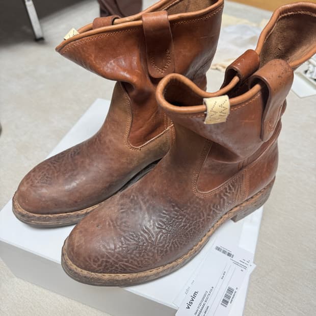 (Us10) 비즈빔 25ss 와바나키 부츠 브라운