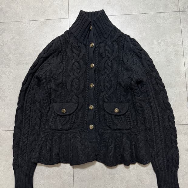 랄프로렌 폴로 주니어  빈티지 코튼  니트 가디건 자켓 44size  