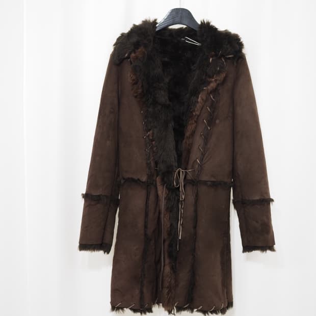 RUZZO fake leather coat 