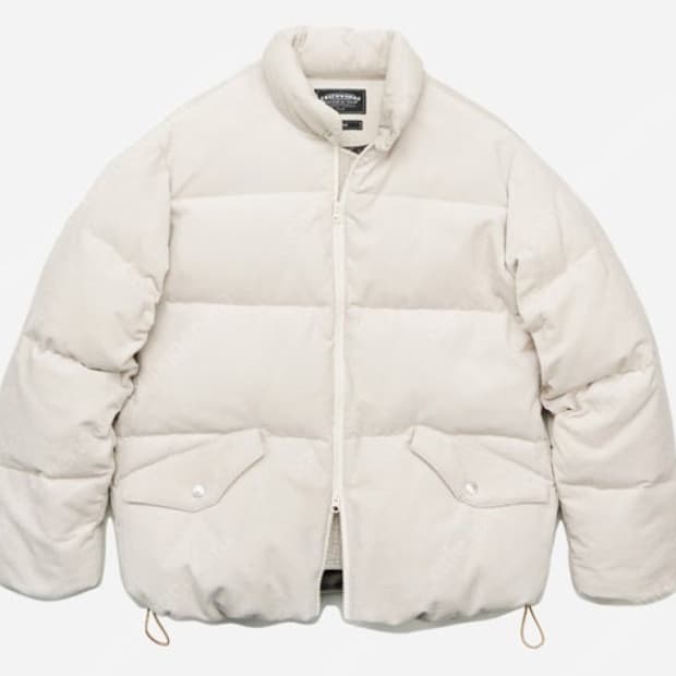 프리즘웍스 코듀로이 구스다운 패딩