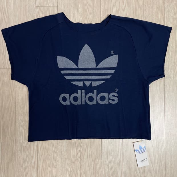 아디다스 90s 올드 트레포일 OG 크롭 티셔츠 3번 ADIDAS