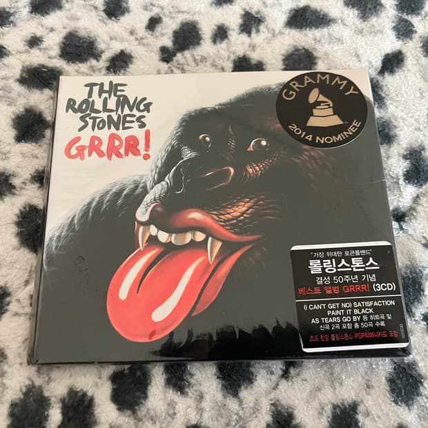 롤링스톤즈 GRRR! 국내 라이센스 초판 미개봉 3CD 롤링스톤스 시디