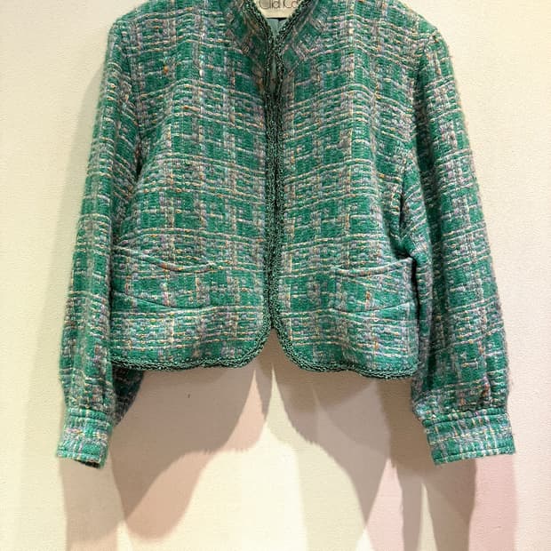 Crianca Wool Blend Tweed Jacket