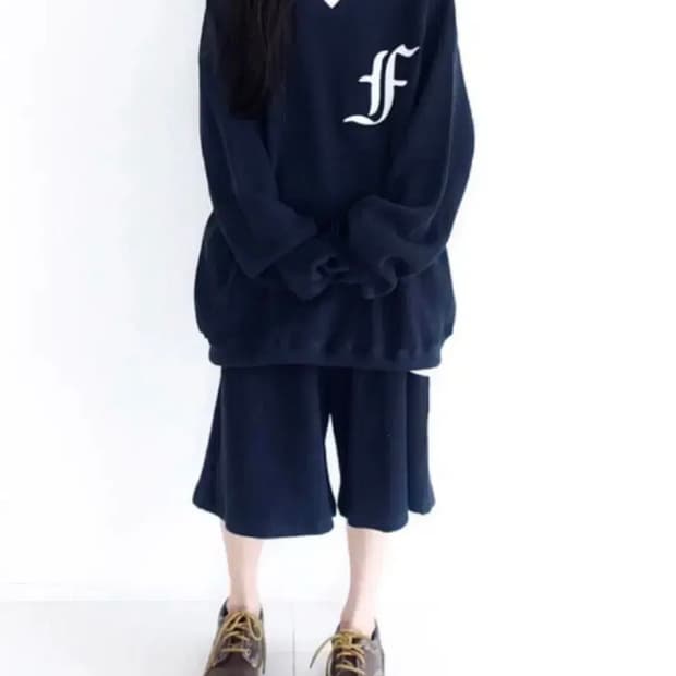 샵페어리 와플 버뮤다 팬츠 네이비