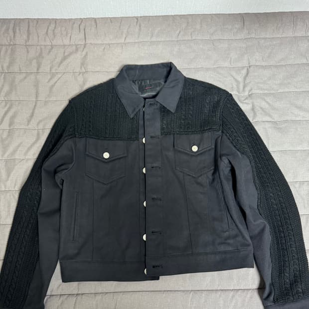 애니타임로릭 믹스 자켓 M 블랙