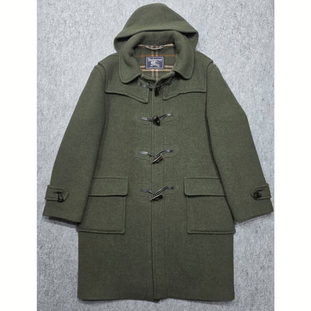 버버리 더플코트 떡볶이 울 클래식 코트 48사이즈