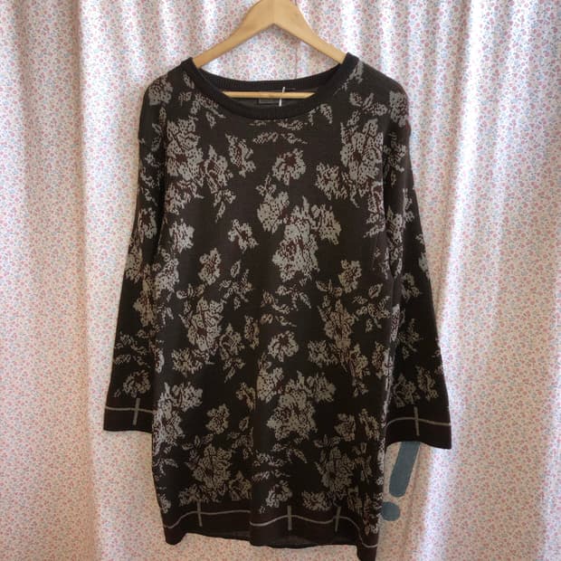 KENZO floral knit dress