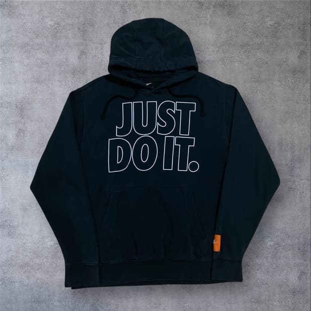 나이키 져스트두잇 스펠아웃 빅로고 후드티