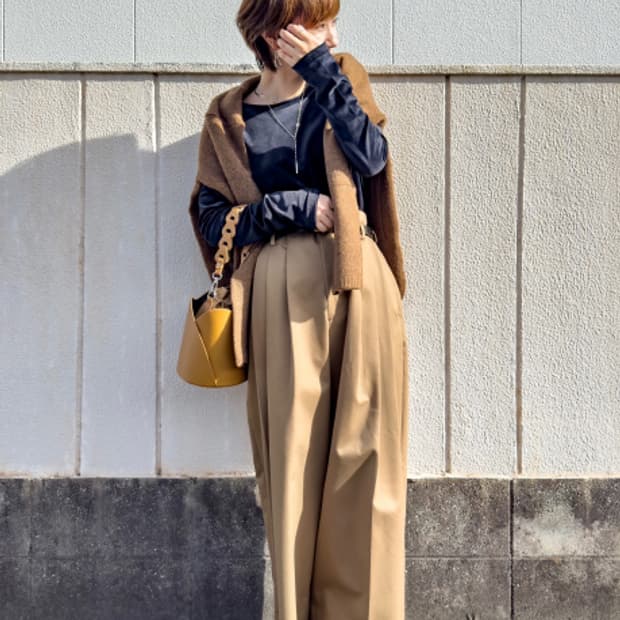 빈티지 투턱 플레어 팬츠 S 