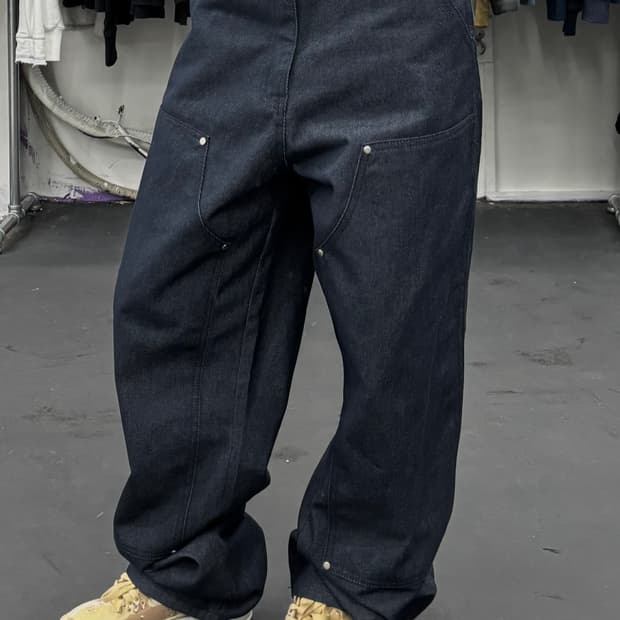 VTG 더블니 데님팬츠