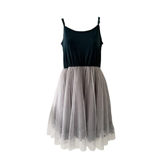 axes femme) lace tulle cami dress