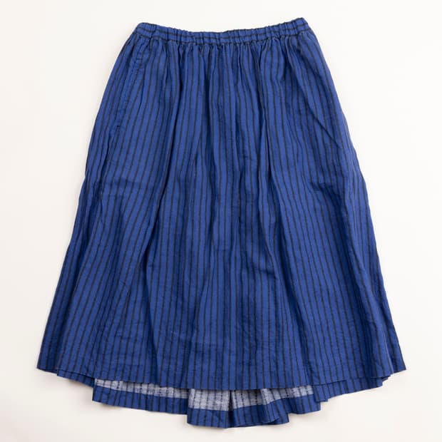 꼼데가르송 2015 블루 밴딩 스커트 M 28인치