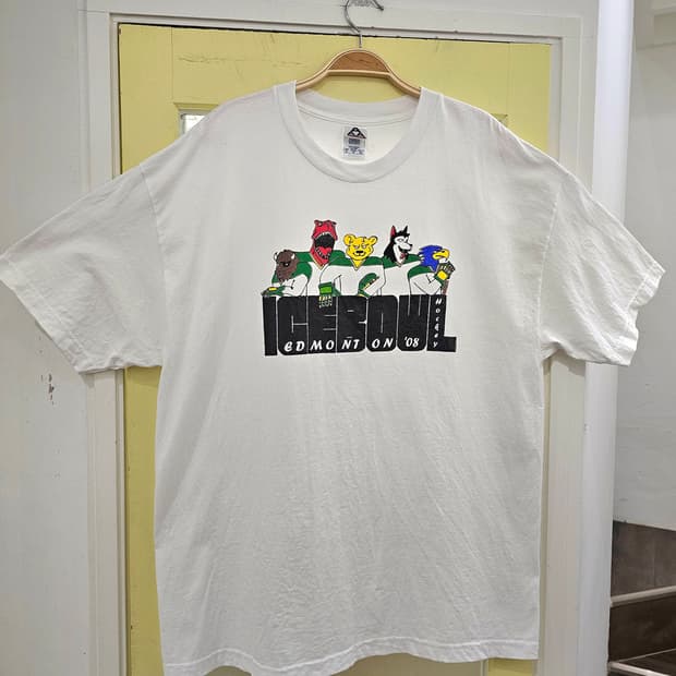 00's Icebowl 캐릭터 프린팅 반팔