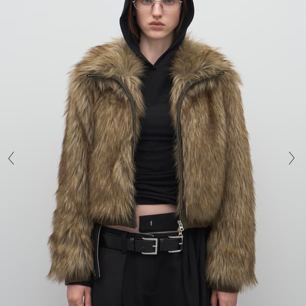 LCDC Fur zip-up jacket 퍼자켓