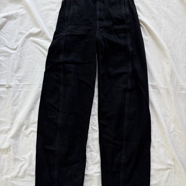 르메르 22ss 트위스트 벨티드 팬츠 xxs LEMAIRE 