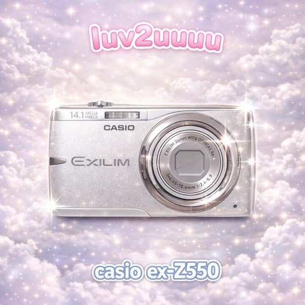 카시오 ex-z550 실버 카메라🪽✨