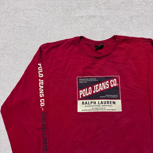 00s 폴로랄프로렌 롱슬리브 티셔츠 XL