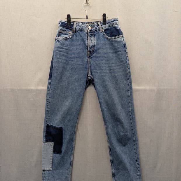 마쥬 패치 데님 청바지