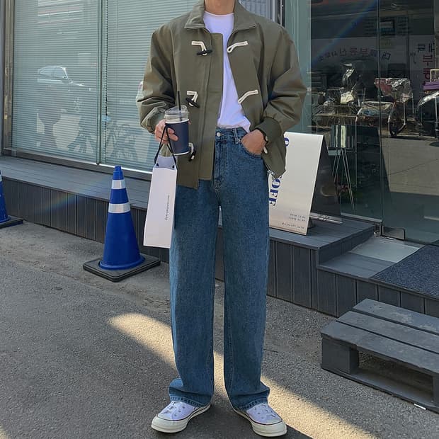 [새생품] 중청 와이드 데님