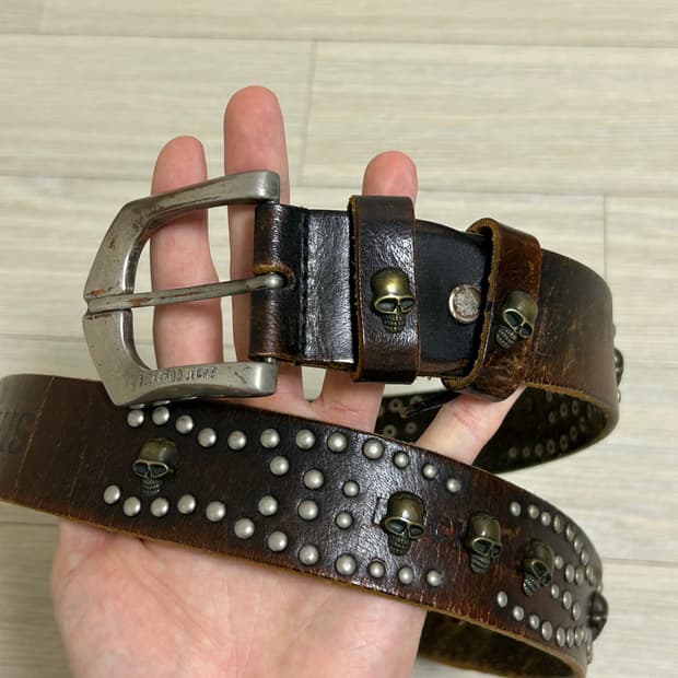 버커루 해골 벨트